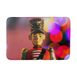 SlipperyJoe's Christmas classic toy soldier friend Bath Mat