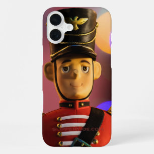 SlipperyJoe's Christmas classic toy soldier friend iPhone 16 Plus Case