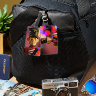SlipperyJoe's Christmas classic toy soldier friend Luggage Tag