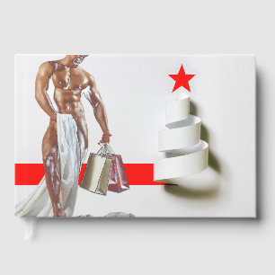 SlipperyJoe's Christmas shopping white paper spira Guest Book