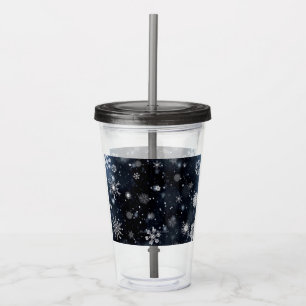 SlipperyJoe's Christmas winter magical peaceful at Acrylic Tumbler
