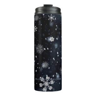 SlipperyJoe's Christmas winter magical peaceful at Thermal Tumbler