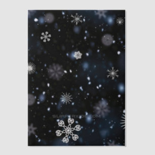 SlipperyJoe's Christmas winter magical peaceful at Vellum Invitations