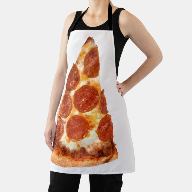 SlipperyJoe's classic pepperoni pizza slice melted Apron (Insitu)