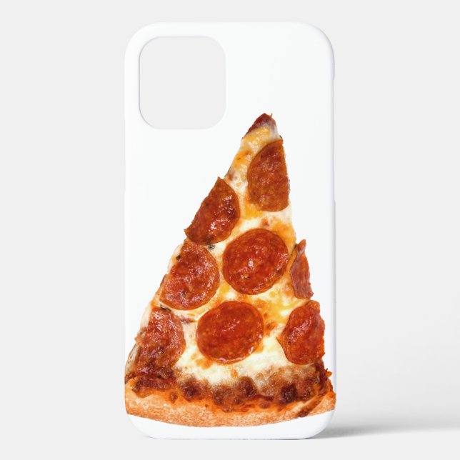 SlipperyJoe's classic pepperoni pizza slice melted Case-Mate iPhone Case (Back)