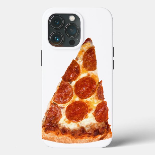 SlipperyJoe's classic pepperoni pizza slice melted Case-Mate iPhone Case (Back)