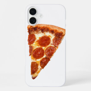 SlipperyJoe's classic pepperoni pizza slice melted iPhone 16 Plus Case