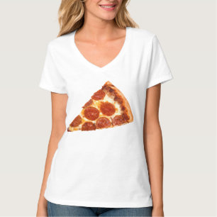 SlipperyJoe's classic pepperoni pizza slice melted T-Shirt