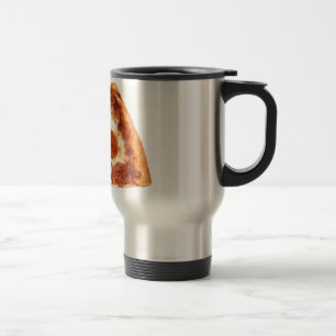 SlipperyJoe's classic pepperoni pizza slice melted Travel Mug