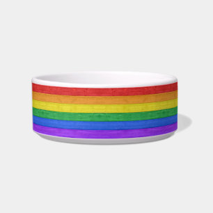 SlipperyJoe's classic rainbow tactile handcrafted Bowl