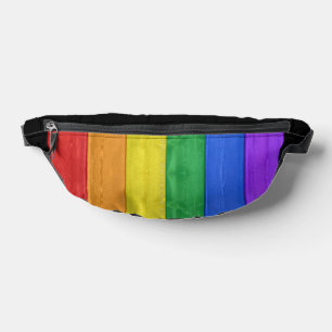 SlipperyJoe's classic rainbow tactile handcrafted  Bum Bags