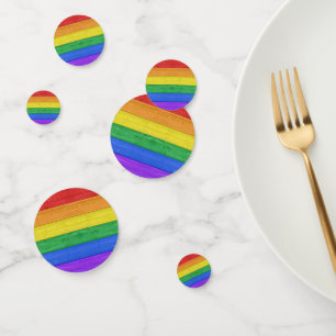 SlipperyJoe's classic rainbow tactile handcrafted Confetti