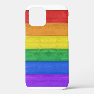 SlipperyJoe's classic rainbow tactile handcrafted iPhone 12 Pro Case