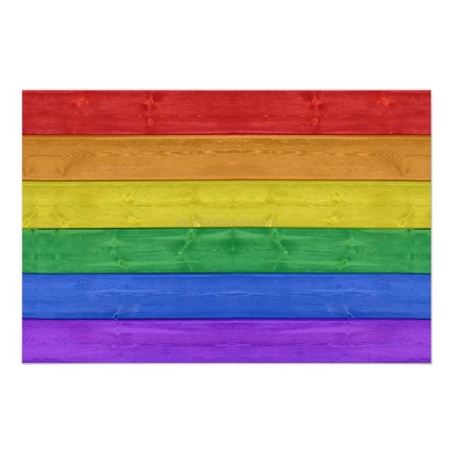 SlipperyJoe's classic rainbow tactile handcrafted  Poster (Front)