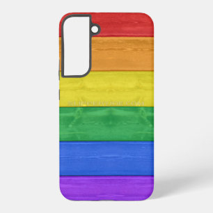 SlipperyJoe's classic rainbow tactile handcrafted Samsung Galaxy Case