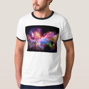 SlipperyJoe's cloud artwork abstract vibrant surre T-Shirt