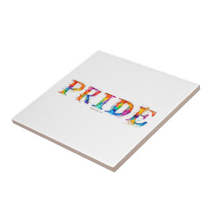 SlipperyJoe's colourful creative Pride-themed text Tile