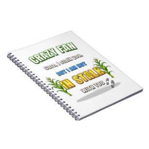 SlipperyJoe's corn stalks follow someone crazy fan Notebook