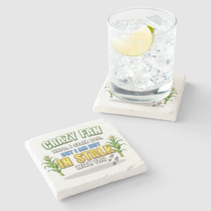 SlipperyJoe's corn stalks follow someone crazy fan Stone Coaster