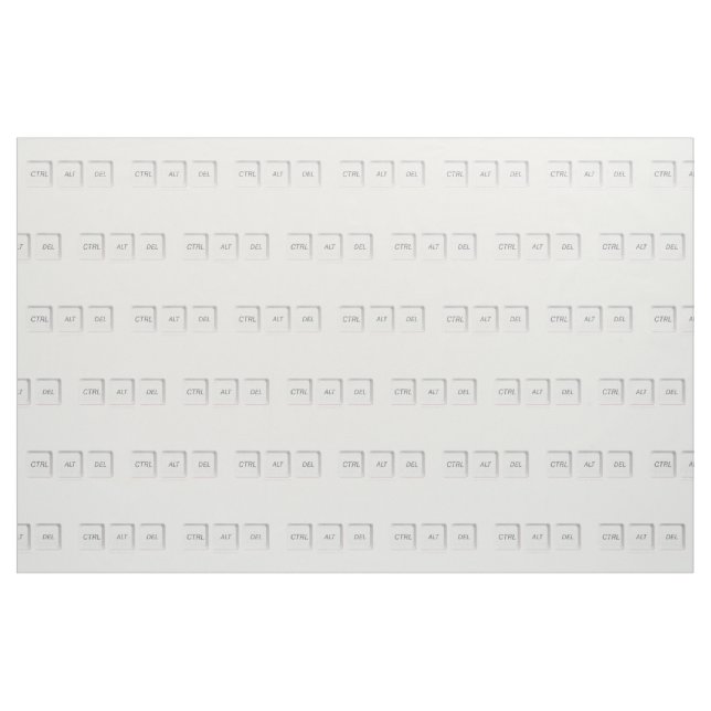 SlipperyJoe's CTRL ALT DEL computer keyboard butto Fabric (Yard)