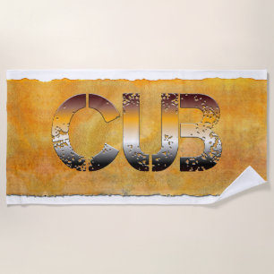 SlipperyJoe's cub bear culturally rooted LGBTQIA a Beach Towel