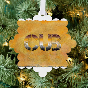 SlipperyJoe's cub bear culturally rooted LGBTQIA a Tree Decoration Card