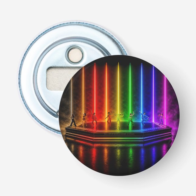 SlipperyJoe's dance performance celebrating Pride  Bottle Opener (Front)