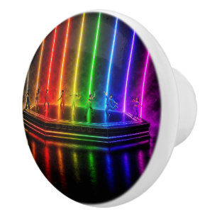 SlipperyJoe's dance performance celebrating Pride Ceramic Knob