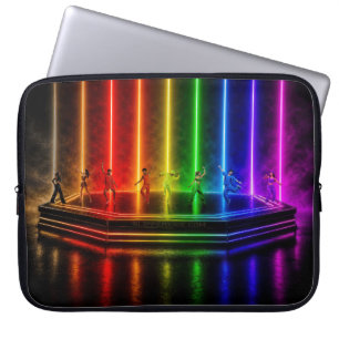 SlipperyJoe's dance performance celebrating Pride Laptop Sleeve