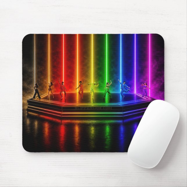 SlipperyJoe's dance performance celebrating Pride  Mouse Pad (With Mouse)