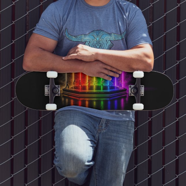 SlipperyJoe's dance performance celebrating Pride  Skateboard (Outdoor 3)