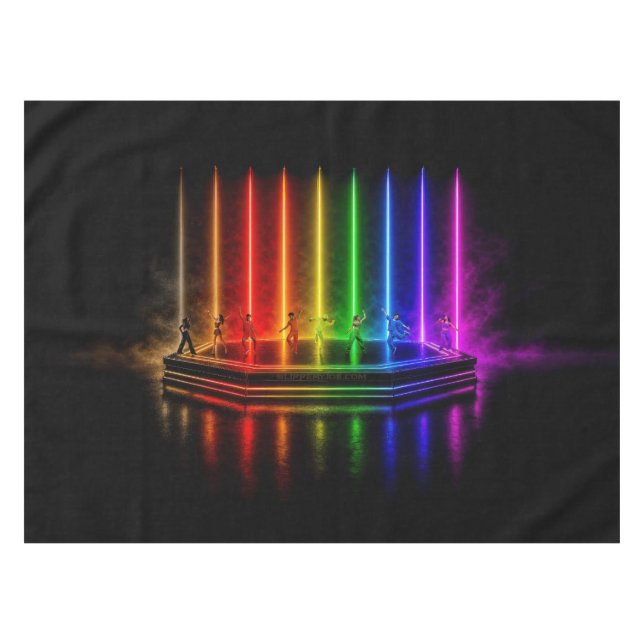SlipperyJoe's dance performance celebrating Pride  Tablecloth (Front (Horizontal))