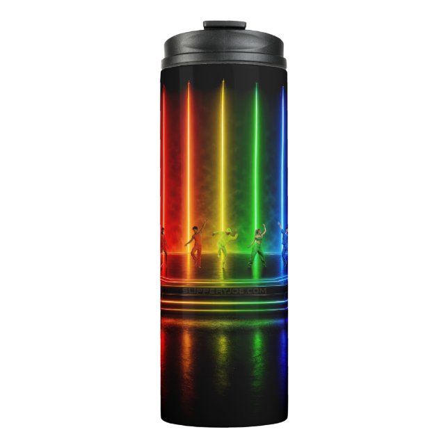 SlipperyJoe's dance performance celebrating Pride  Thermal Tumbler (Front)