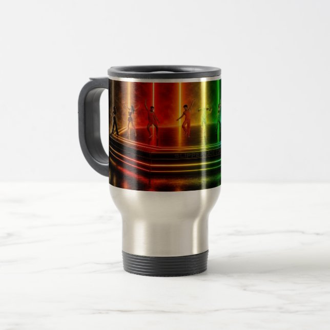 SlipperyJoe's dance performance celebrating Pride  Travel Mug (Front Left)