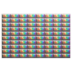 SlipperyJoe's Dancing Pride Shadows gay gifts arti Fabric