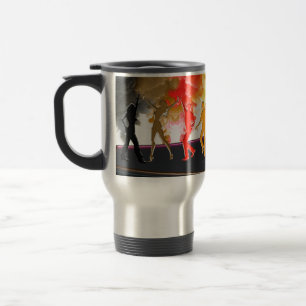SlipperyJoe's Dancing Pride Shadows gay gifts arti Travel Mug