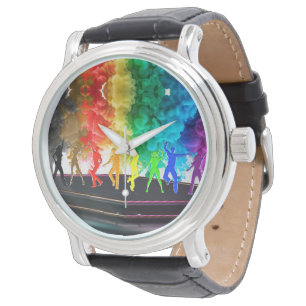SlipperyJoe's Dancing Pride Shadows gay gifts arti Watch
