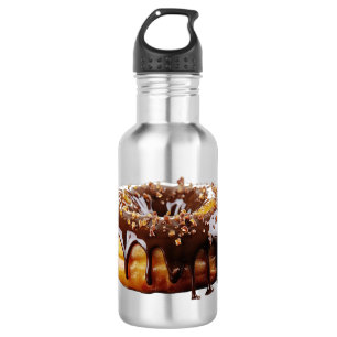 SlipperyJoe's decadent donut covered thick glossy 532 Ml Water Bottle