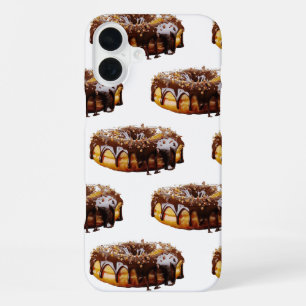 SlipperyJoe's decadent donut covered thick glossy iPhone 16 Plus Case