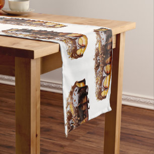 SlipperyJoe's decadent donut covered thick glossy Short Table Runner