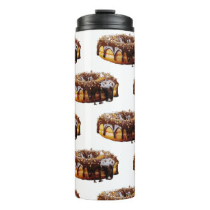 SlipperyJoe's decadent donut covered thick glossy  Thermal Tumbler