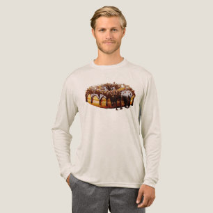 SlipperyJoe's decadent donut covered thick glossy Tri-Blend Shirt