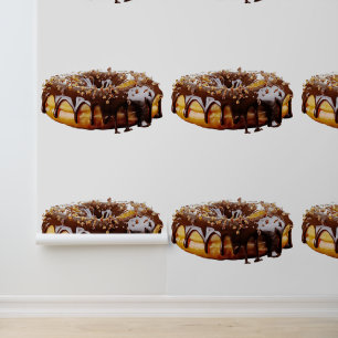 SlipperyJoe's decadent donut covered thick glossy Wallpaper