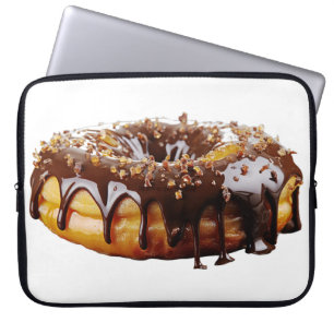 SlipperyJoe's decadent doughnut covered thick glos Laptop Sleeve
