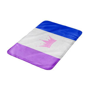 SlipperyJoe's drag culture pride flag purple spiri Bath Mat