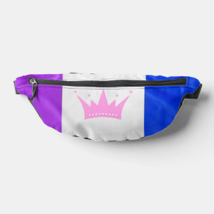 SlipperyJoe's drag culture pride flag purple spiri Bum Bags