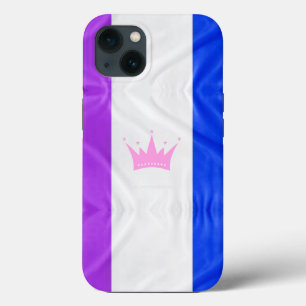SlipperyJoe's drag culture pride flag purple spiri iPhone 13 Case