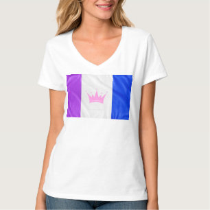 SlipperyJoe's drag culture pride flag purple spiri T-Shirt