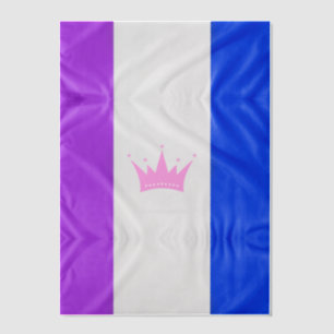 SlipperyJoe's drag culture pride flag purple spiri Vellum Invitations
