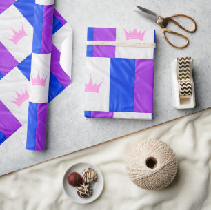 SlipperyJoe's drag culture pride flag purple spiri Wrapping Paper
